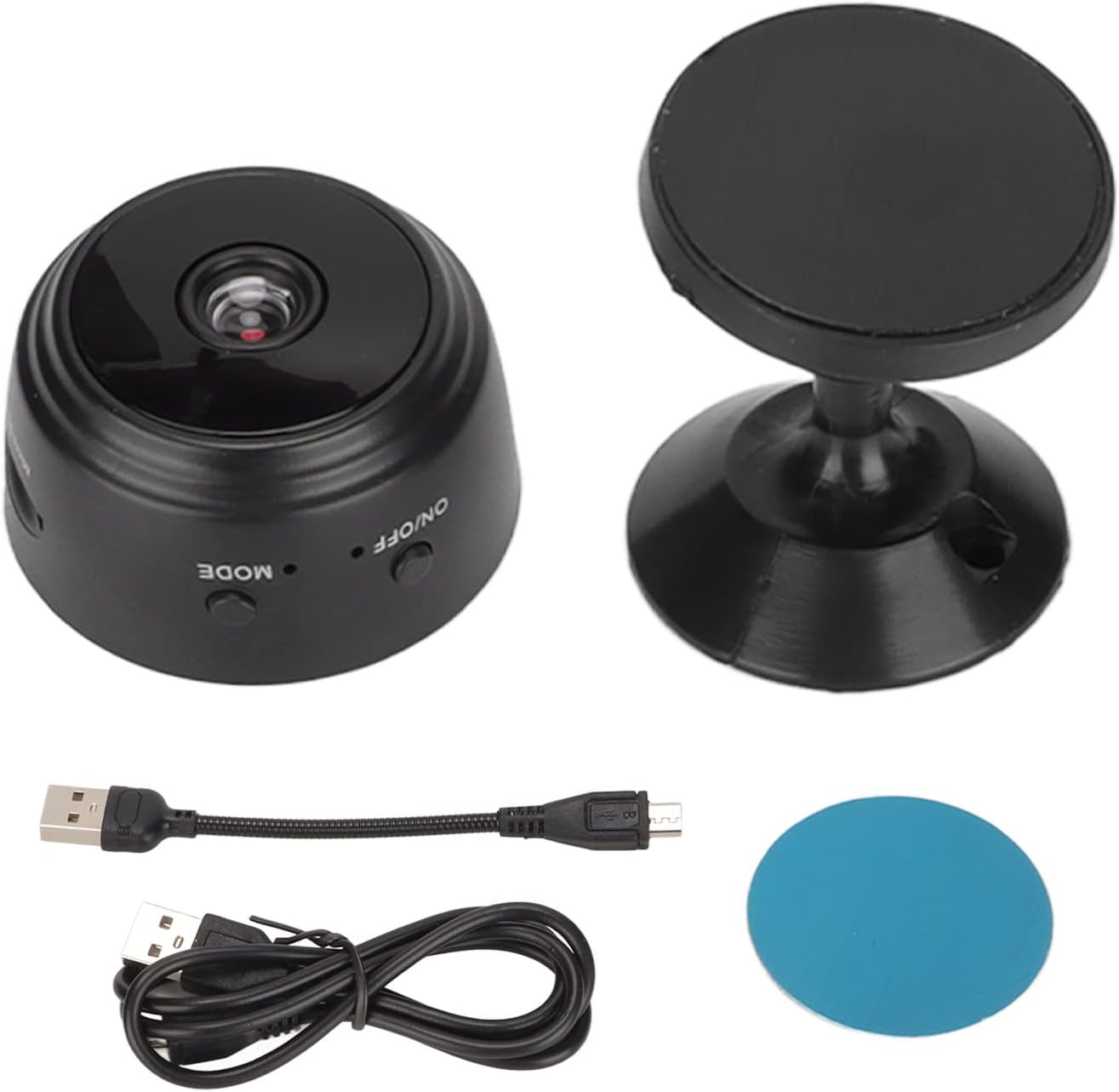 Mini Cámara Wifi HD + Soporte 360°