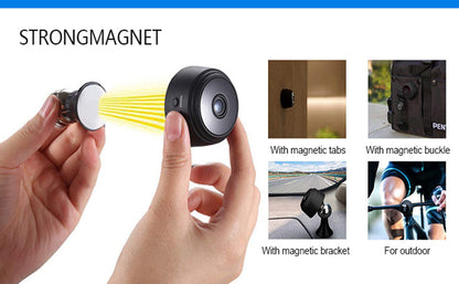Mini Cámara Wifi HD + Soporte 360°