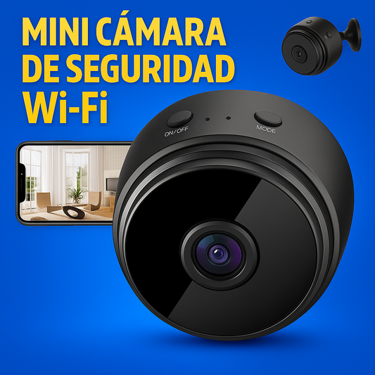 Mini Cámara Wifi HD + Soporte 360°