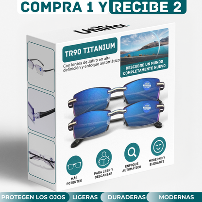 Lentes TR90 con Estuche + Paño de Microfibra (Unisex) [Compre 1 y Reciba 2]
