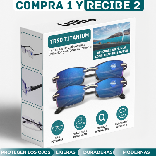Lentes TR90 con Estuche + Paño de Microfibra (Unisex) [Compre 1 y Reciba 2]